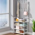 thumbnail image 1 of Wzzjkit Shoe Rack for Closet, Home Doorway Shoe Rack Household Hanging Rack Multifunctional Storage Shoe Cabinet Coat Rack Multi-layer Assembly Shelves, Shoe Rack, 1 of 1