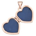 thumbnail image 2 of 14K Rose Gold Polished 15mm Heart with Diamond Locket, 2 of 2
