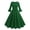 Green, variant on cfhntfmh Cocktail Dresses for Women Elegant Bell Long Sleeve Fall Dress Christmas Belted Crewneck Party Evening Dress