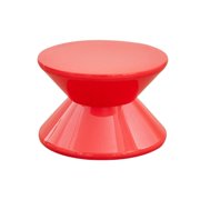 Luzkey Sofa Stool Bedside End Table Hourglass Shape Accent Stool Small Night Stand Shoe Changing Seat for Nursery Bedroom Decoration 2 Tier
