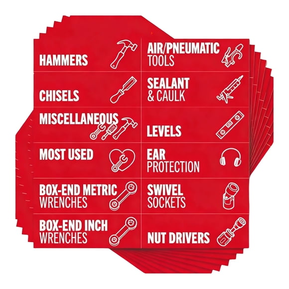 Tool Classification Labels Made Of Paper Can Be Used In Various Home Décor Settings For Different Tools.