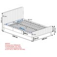 thumbnail image 4 of Modern Fabric 60" Queen Platform Bed in Charcoal, 4 of 8