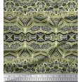 thumbnail image 1 of Soimoi Modal Satin Fabric Mandala Kaleidoscope Decor Fabric Printed Yard 42 Inch Wide, 1 of 3
