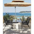 thumbnail image 4 of GloryStar Patio Chairs Set of 4, Stackable & Lightweight Outdoor Patio Chairs Set with All-Weather Breathable Teslin Material for Backyard, Lawn, Garden, Poolside(Only 4 Chairs), 4 of 7