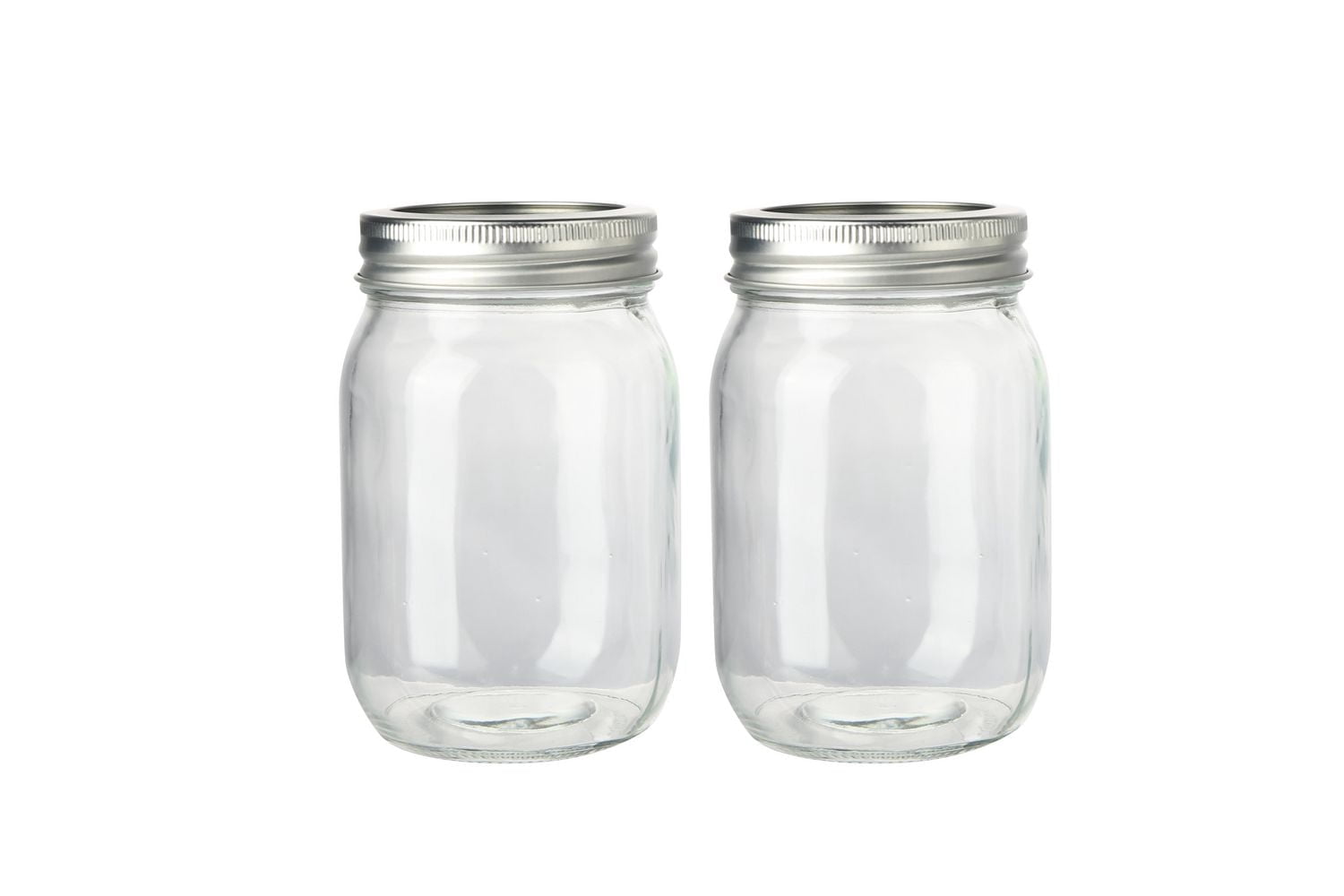 Mainstays Clear Glass Canning Jars, 500ml, 12 Piece