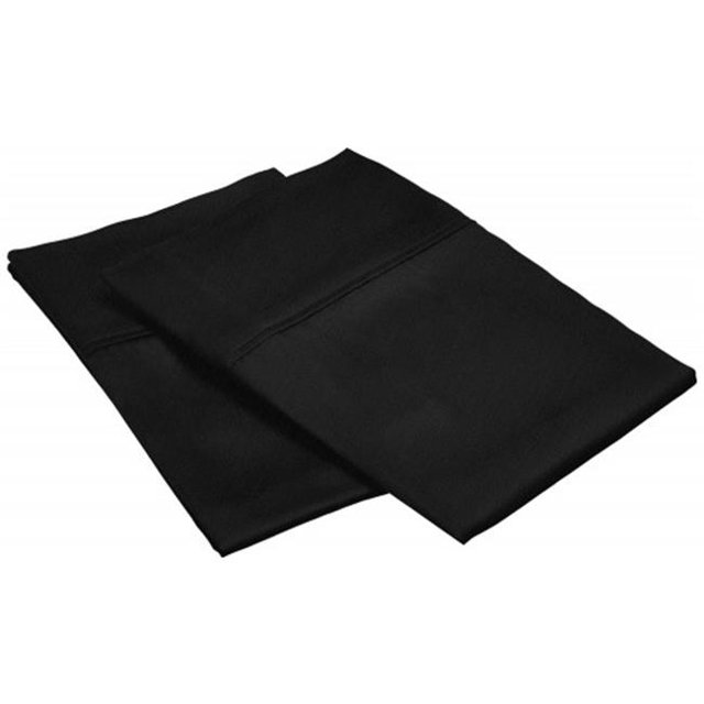 Superior MO300SDPC SLBK 300 Standard Pillow Cases, Modal Solid - Black