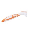thumbnail image 4 of LYUMO Denture Cleaning Tools,Denture Toothbrush Dual Head Safe Denture Cleaning Tools For Partial Dentures Half Dentures Complete Dentures Orange,Toothbrush, 4 of 8