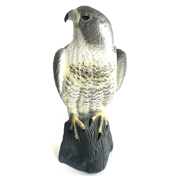 Fortune Simulation d'Aigle Chasse Appât Répulsif Antiparasite Imitation Hibou Leurre Statue