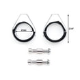 thumbnail image 5 of Krator Chrome Turn Signal Fork Clamp Kit 41mm Compatible with Harley Davidson Softail Heritage Classic, 5 of 5
