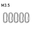thumbnail image 1 of Bgsha Carabiner Quick Link Strap Connector Steel Chain Repair Shackle D-Shape Rigging, 1 of 2