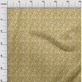 thumbnail image 3 of oneOone Cotton Silk Yellow Fabric Text Sewing Material Print Fabric By The Yard 42 Inch Wide, 3 of 5