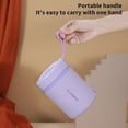 thumbnail image 4 of EGNMCR Home and Kitchen 304 Stainless Steel Constant Temperature Lunch Box USB Heating Large Capacity Lunch Box Outdoor Office Worker Portable Insulation Pot Stainless steel constant temperature pot, 4 of 6