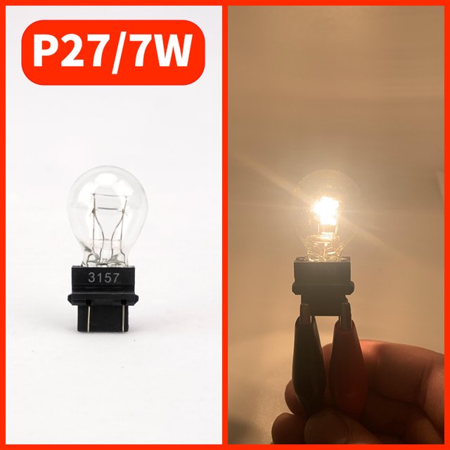 For Jeep Grand Cherokee Wrangler Compass Rear Tail Light Stop Light Bulb 3157 P27 7W
