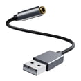 thumbnail image 2 of USB to 3.5mm Jack Audio Adapter Built 2 in Laptop Speaker, 2 of 8