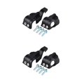 thumbnail image 1 of ZheElen 2pcs/set Advanced And Performance Motorcycle Fork Shoes Cover black 2Set, 1 of 6