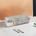 thumbnail image 4 of Storage Boxes with Lids,Transparent Mask Stationery Storage Box Office Supplies Cosmetic Storage Box Desktop Storage Acrylic Organising Box,Storage Box with Lid,Box of Masks, 4 of 9