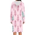 thumbnail image 4 of TIMIFIS Robe Chandail à Capuche pour Femme, Imprimé de Noël Laid, Ample, Manches Longues, Mi-Longue, Robe Chandail avec Poche, Cadeaux de Noël pour Femmes, 4 of 6