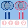 thumbnail image 3 of Tzilke Badminton Rackets Set Portable Badminton Rackets with 2 Shuttlecocks and Carrying Bag for Children, 3 of 8