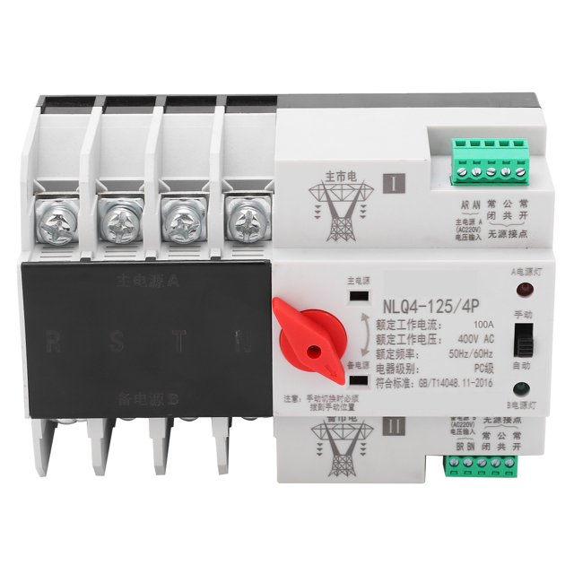 Équipement de Contrôle de Distribution d'Énergie, Commutateur de Transfert Automatique Din Commutateur de Transfert Automatique de Phase