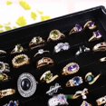 thumbnail image 4 of 100 Slots Ear Studs Ring Brooches Pin Brooches Pin Storage Box Ear Studs Organizer Show Holder Jewelry Display Case, 4 of 8