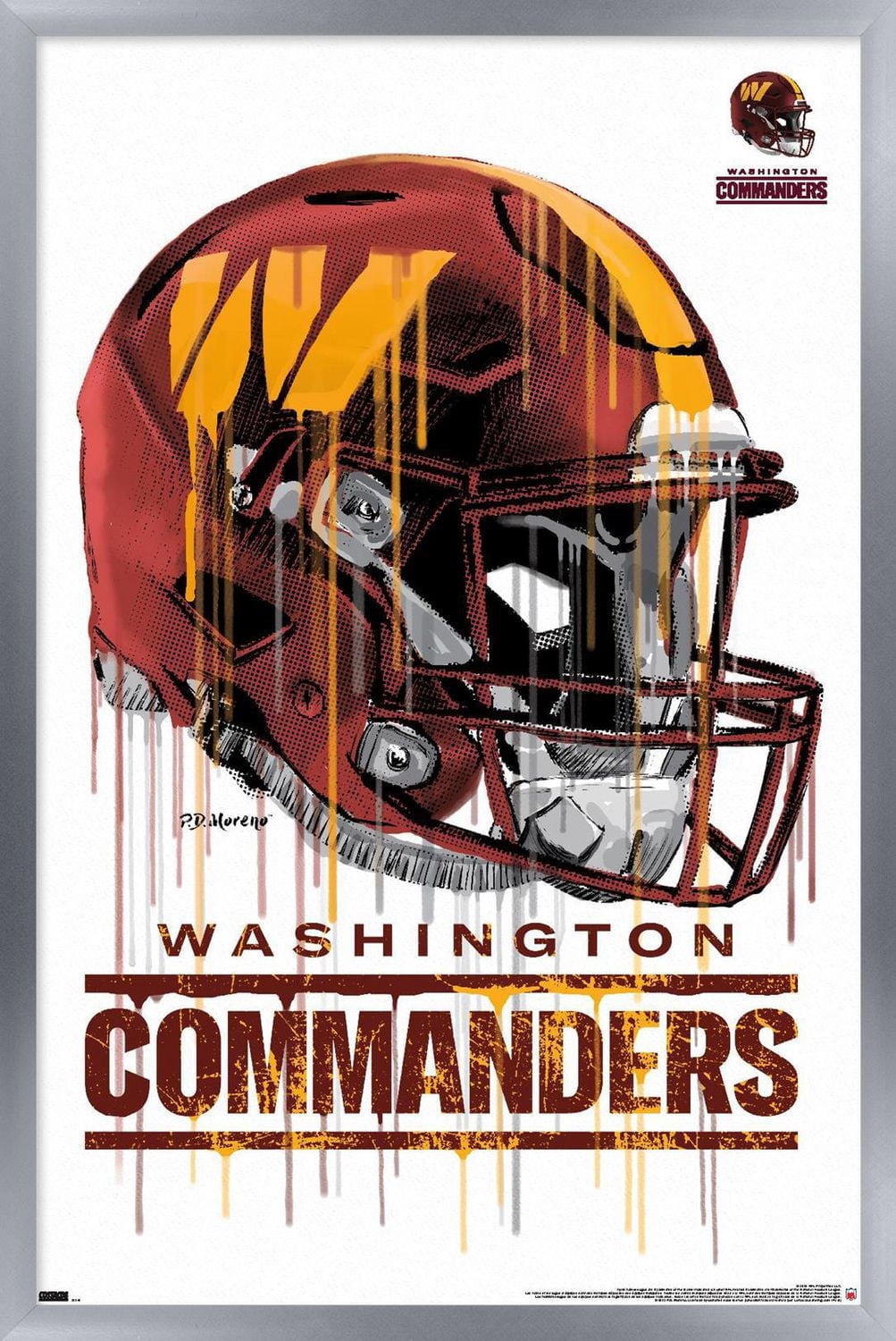 NFL Washington Commanders - Casque anti-goutte 22