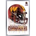thumbnail image 1 of NFL Washington Commanders - Drip Helmet 22 Wall Poster, 14.725" x 22.375" Framed, 1 of 4