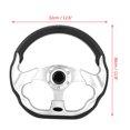 thumbnail image 1 of 320mm Carbon Fiber Racing Steering Wheel Mini Drifting Steering Wheel with Anti Skid Design, 1 of 7