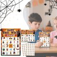 thumbnail image 1 of Ensemble de Cartes de Jeu de Fête d'Halloween pour Réunions de Famille Adultes Enfants 24 Joueurs Jeu de Société Table Activité, 1 of 6