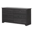thumbnail image 2 of Commode 6 tiroirs pour Adulte, fini Chêne gris, collection Fusion de Meubles South Shore, 2 of 11