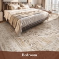 thumbnail image 3 of -Area Rug X Rugs for Living Room- Machine Washable Rug-Soft Living Room Rug-Vintage Non Slip Carpet-Rugs for Bedrooms Dining Room Living Room Office, 3 of 7