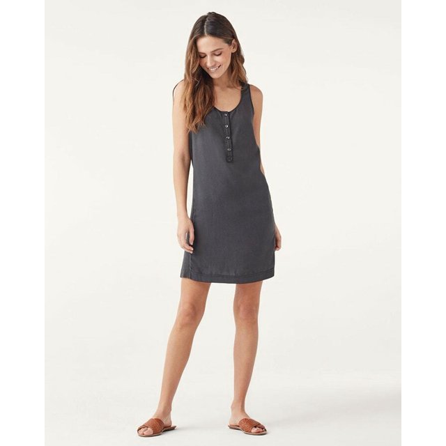 Splendid Vintage Whisper Tank Dress Lead ( L )