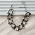 thumbnail image 5 of Silver Color Gothic Style Skull Bracelet Hand Decoration Accessories Gift Halloween Party Favors, 5 of 5