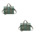 thumbnail image 1 of Youkk Canvas Functional And Practical Handbag For Women Classic And Timeless Style Gift Handbags For Women green 2Set, 1 of 6