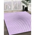 thumbnail image 3 of Ahgly Tapis Rectangulaire Lavable en Machine Orchidée Violet, 5 Pieds x 7 Pieds, 3 of 7