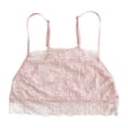 thumbnail image 5 of Zxxddp Ladies Tank Tops Spaghetti Strap Solid Lace Crop Basic Style Plain Recreation Going Out Casual Tops Blouse, 5 of 5