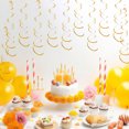thumbnail image 4 of Becaristey 6pcs Set Streamers Decorations Party Streamers Gold Streamers Party Decorations Ceiling Decorations For Birthday Party Gold 27.5 inch 1Set, 4 of 6