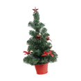 thumbnail image 1 of 16inch Artificiel Arbre de Table Décoratif pour les Fournitures de Fête Table de Vacances Rouge, 1 of 8
