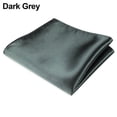 thumbnail image 4 of YOPTOP Men‘s Satin Solid Plain Color Handkerchief Hanky Pocket Square for Wedding Party,navyblue, 4 of 11