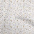 thumbnail image 1 of oneOone Cotton Silk White Fabric Floral Craft Projects Decor Fabric Printed By The Yard 42 Inch Wide, 1 of 4