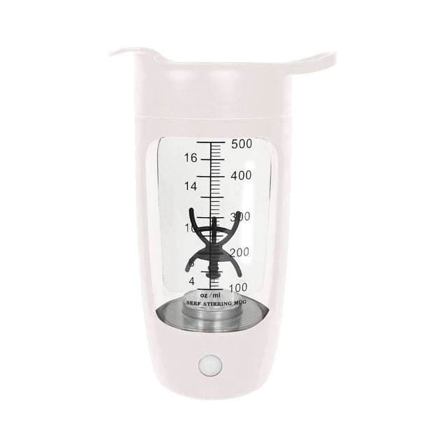 TIELUTT USB Protein Shake Bottle Shaker Cup Fully Automatic Mixing Cup Rechargeable Diet Glasses Drinking Cups for Kitchen Set Glass World Market Stacking Mugs Cups for Kitchen Mug 12oz