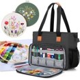 thumbnail image 1 of Embroidery Project Bag  Embroidery Kits Storage Tote (Bag Only)  Purple, 1 of 8