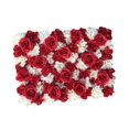 thumbnail image 2 of Rongfmy Panneau Mural de Fleurs Panneau Floral d'Exposition Artificielle pour Réception Maison Extérieur Rouge, 2 of 9
