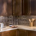 thumbnail image 2 of Fasade Decorative Vinyl Backsplash Kit, Brushed Nickel, 15 sq ft Kit, 2 of 6