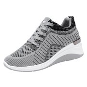 Women's Athletic Sneakers - Breathable Mesh Casual Fitness Shoes for Outdoor Running and Leisure Activities