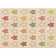 thumbnail image 1 of Ahgly Company Machine Washable Indoor Rectangle Transitional Vanilla Gold Area Rugs, 2' x 3', 1 of 7
