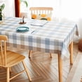 thumbnail image 2 of Fall Sunflower Vinyl Tablecloth Rectangle Plastic PVC Oilcloth Tablecloths Wipeable Table Cloth Cover for Foot Folding Tables Kitchen Dining Room Table Crafting x, 2 of 7