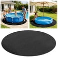 thumbnail image 2 of Tapis de Sol Rond Robuste pour Piscine 305 cm en Polyester, Bâche Géotextile, Revêtement de Sol Protecteur pour Piscines Extérieures, 2 of 7