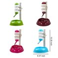 thumbnail image 2 of Automatic Water Bottle Dispenser Pet Lightweight Fountain Drinker Container Large Capacity for Height Adjustable Plastic Feeding Bowls for Cat Blue, 2 of 9