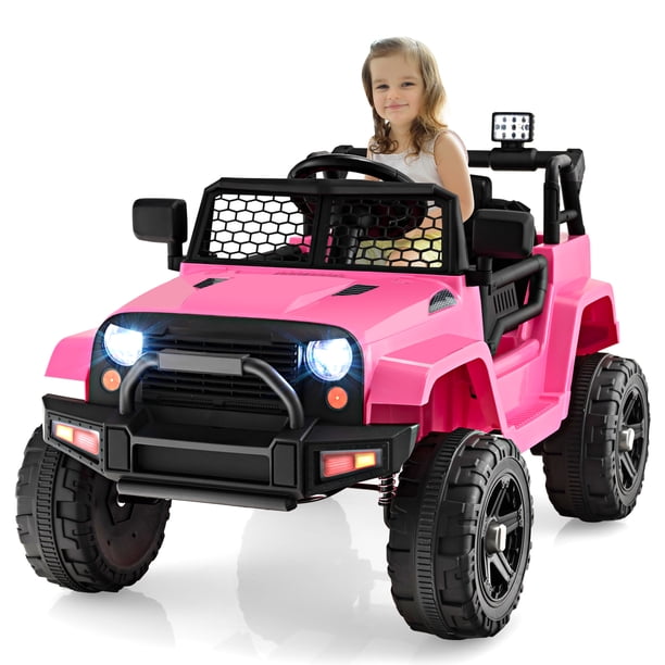 Voiture à Pédales Chipolino ATV – Toit Ouvrant, Poignée Poussée, Musique, Siège Spacieux, 23 Kg Max, Rose, Dès 3 Ans