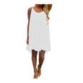 thumbnail image 1 of Fashion Women Spaghetti Strap Back Howllow Out Summer Chiffon Beach Short Dress, 1 of 8